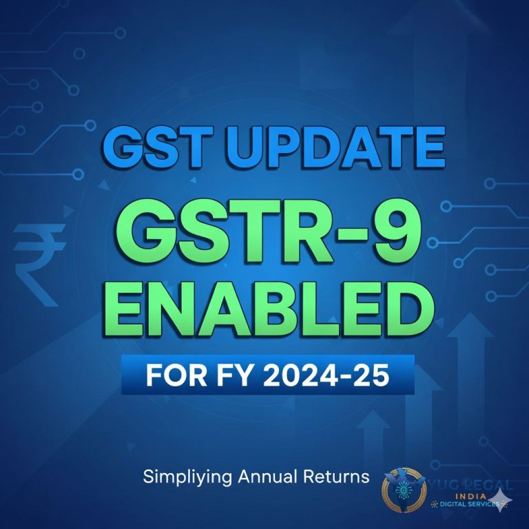 GST Update – GSTR-9 Enabled for FY 2024-25